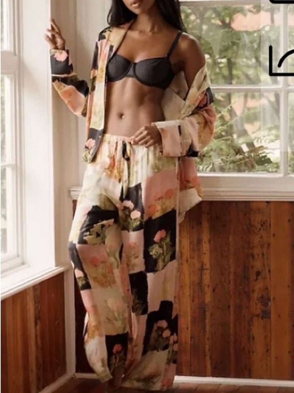 Anthropologie LyreBird Neela Pajama Pants in LB Silky